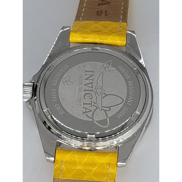 Angel Lady Model 12517 - Ladies Butterfly YellowWatch Quartz main image 4